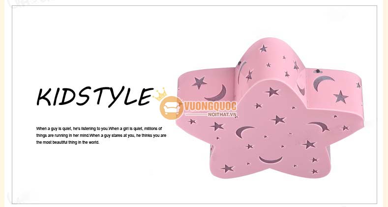 Đèn ốp trần trẻ em ngôi sao xanh uhs101-15